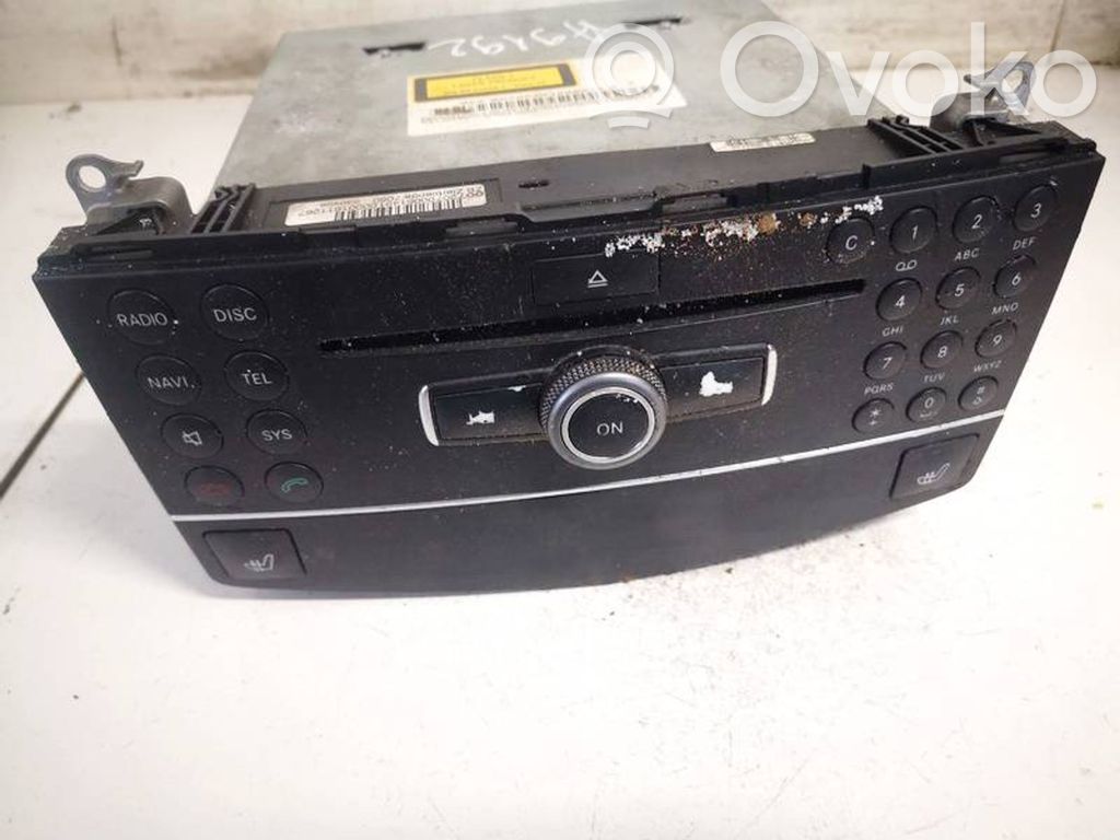 Mercedes-Benz C AMG W204 Panel / Radioodtwarzacz CD/DVD/GPS 