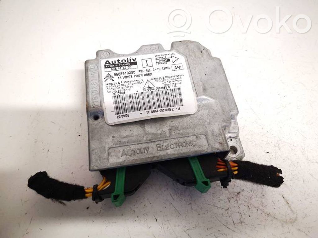 Centralina/modulo airbag   9662919280,606474700,606474700,9662919280