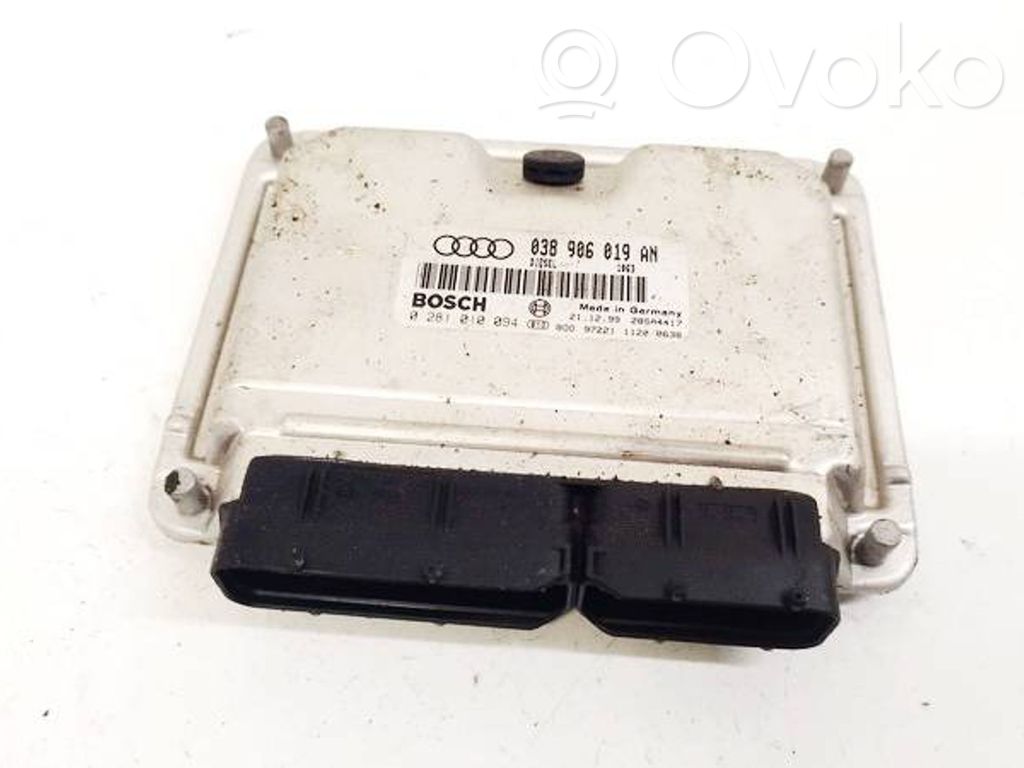 Sterownik / Moduł ECU   038906019AN,02810100974,02810100974,038906019AN