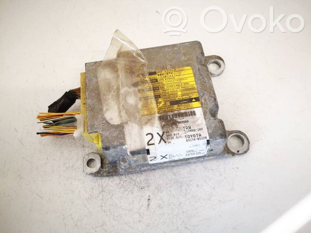 Toyota Avensis T250 Centralina/modulo airbag 