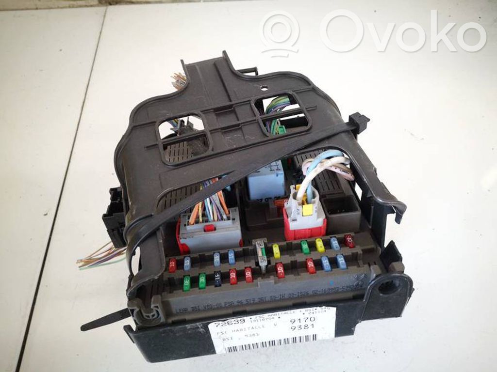 Peugeot 807 Fuse box set 