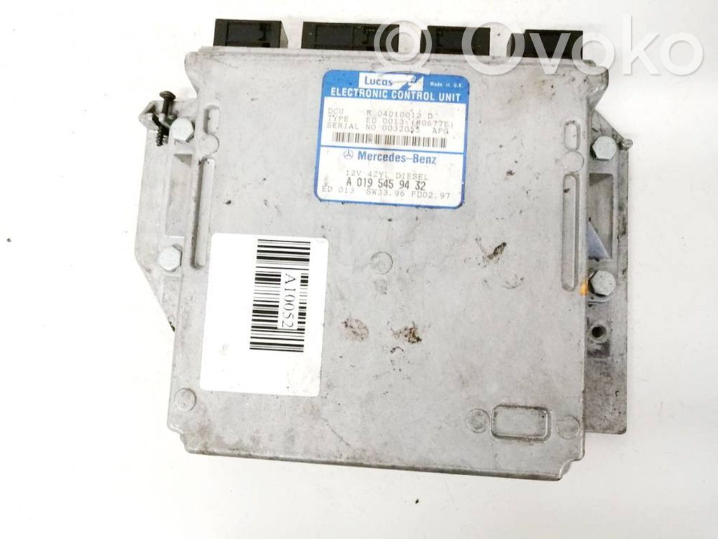 Engine control unit/module   A0195459432,04010012D,04010012D,A0195459432