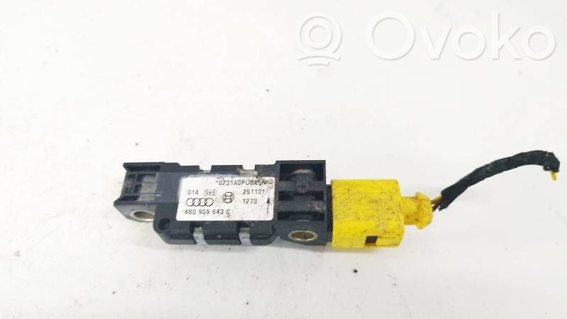 Audi A6 S6 C5 4B Sensore d’urto/d'impatto apertura airbag