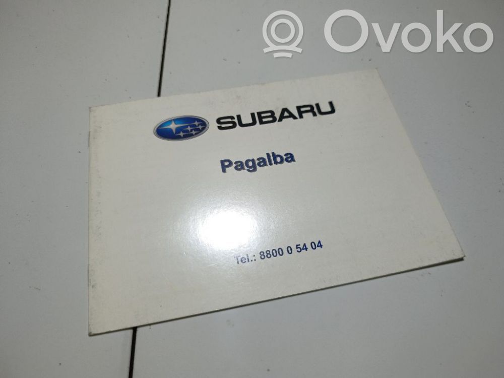 Subaru Forester SH Carte/manual proprietar cu istoric service