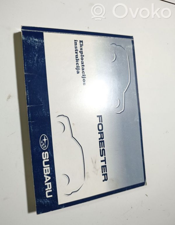 Subaru Forester SH Carte/manual proprietar cu istoric service