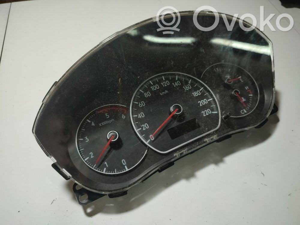 Fiat Sedici Geschwindigkeitsmesser Cockpit