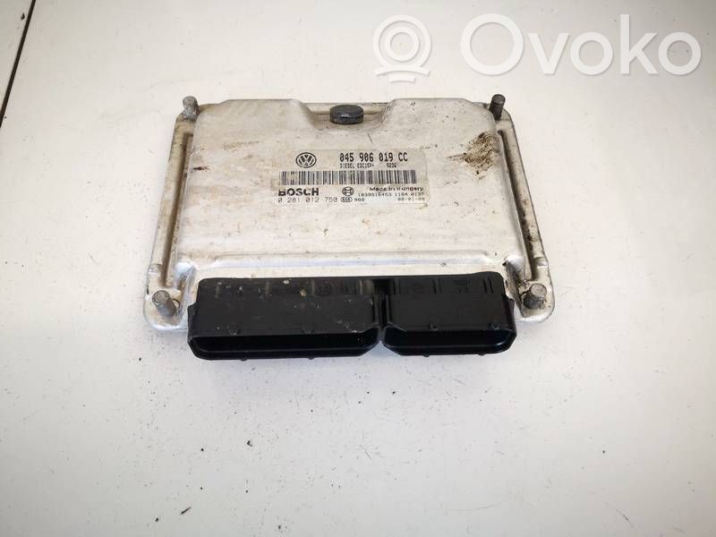 Skoda Roomster (5J) Centralina/modulo del motore