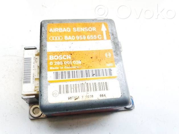 Airbag control unit/module   8A0959655C,0285001038,0285001038,8A0959655C