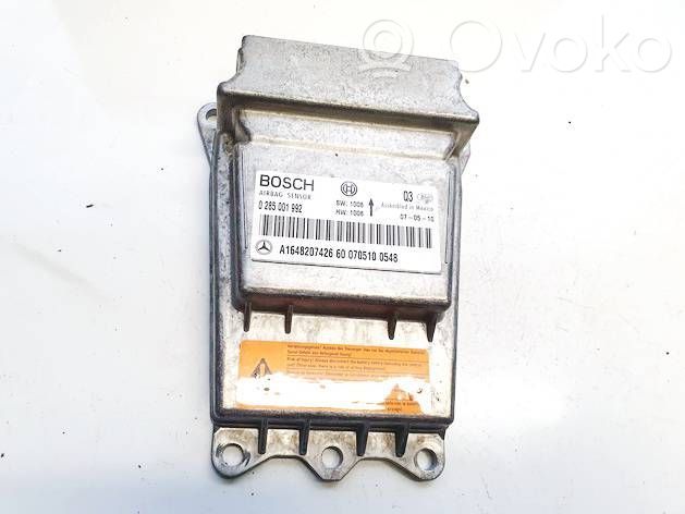 Mercedes-Benz GL X164 Unitate/modul de comandă airbaguri 
