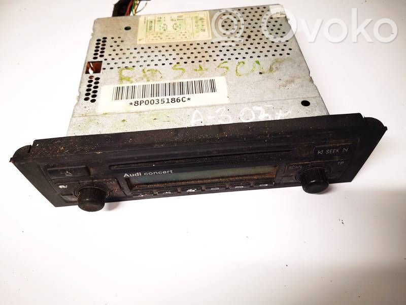Audi A3 S3 8P Panel / Radioodtwarzacz CD/DVD/GPS