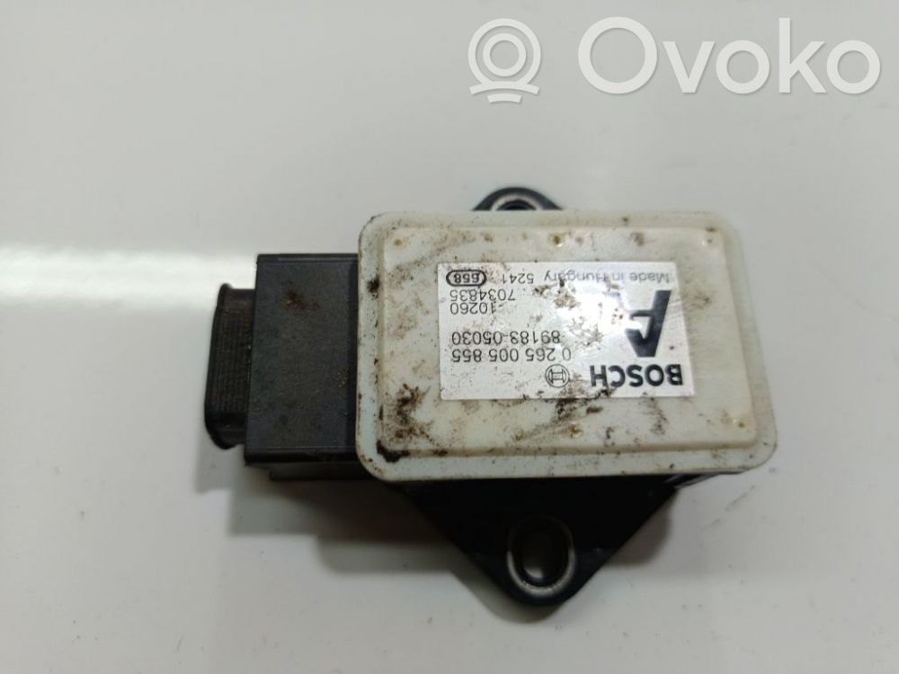 Toyota Avensis T270 Sensor ESP de aceleración de frecuencia del intermitente 