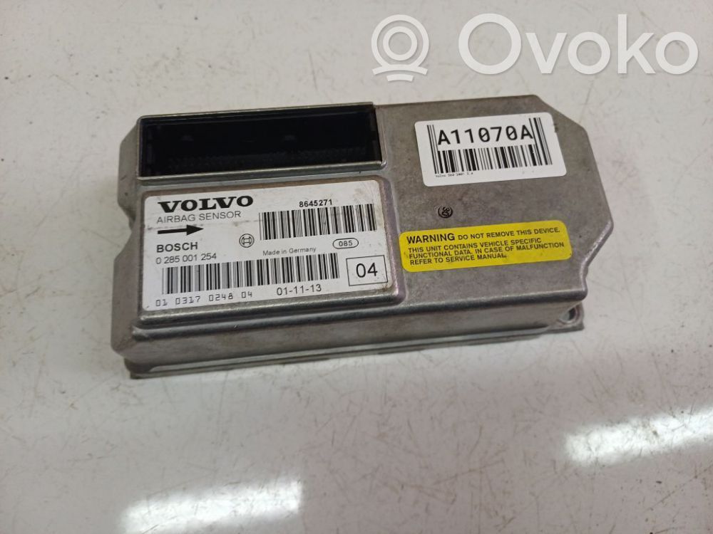 Volvo S60 Turvatyynyn ohjainlaite/moduuli 