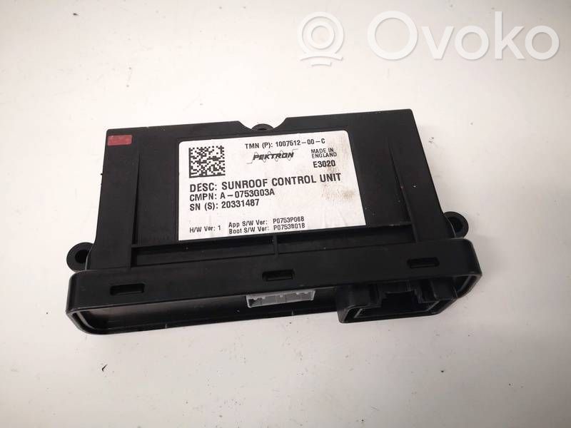 Sonstige Steuergeräte / Module   100751200C,100751200C,A0753G03A