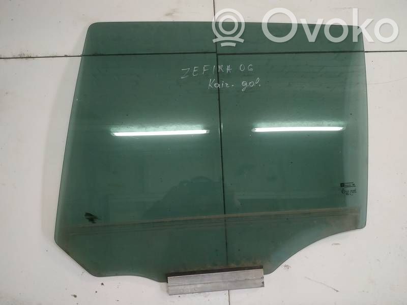 Opel Zafira B Vetro del finestrino della portiera posteriore