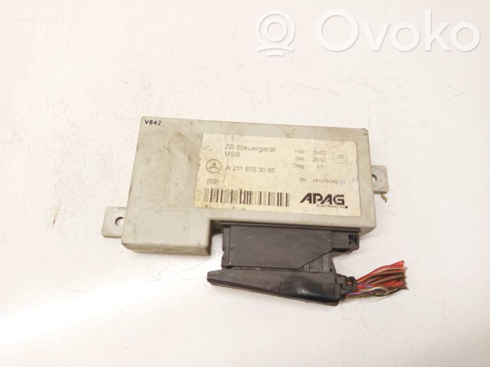 Mercedes-Benz E W211 Alte unități/module de control 