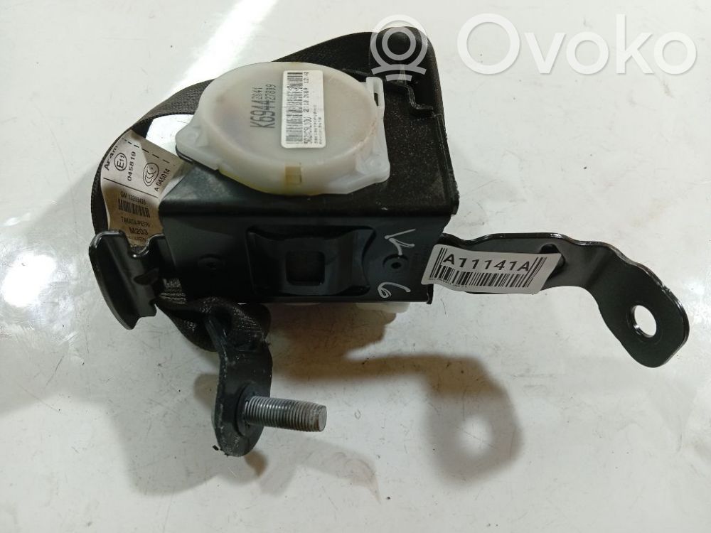 Opel Insignia A Cintura di sicurezza posteriore 