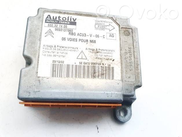 Citroen Xsara Picasso Centralina/modulo airbag 