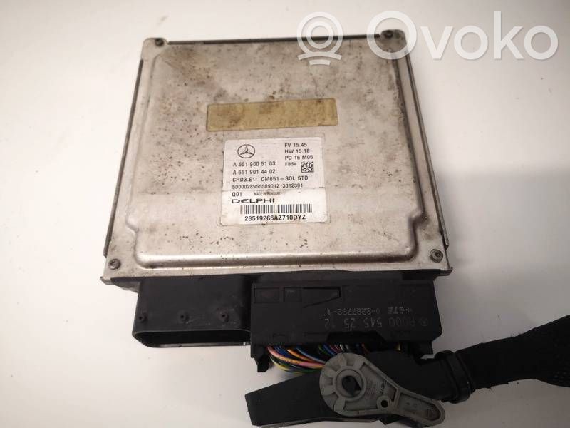 Mercedes-Benz A W176 Unitate/modul de control motor