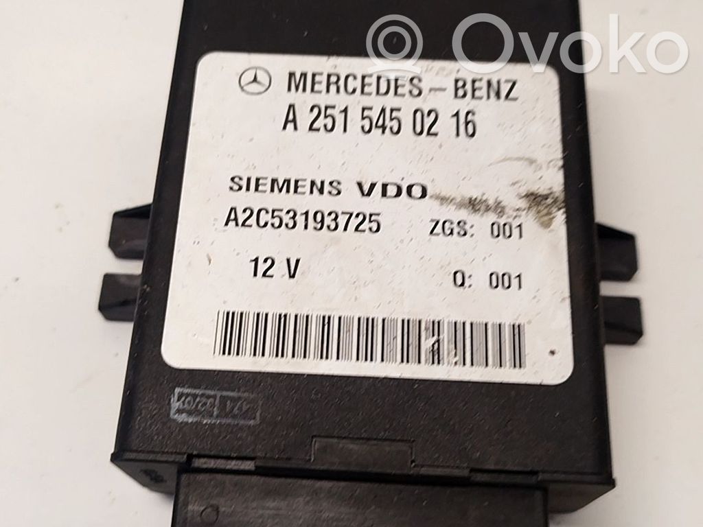 Mercedes-Benz R W251 Autres unités de commande / modules