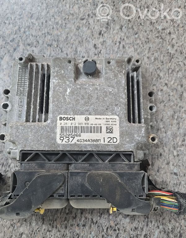 Engine control unit/module   0281012965,0281012965,4G34A3ABM,55205066