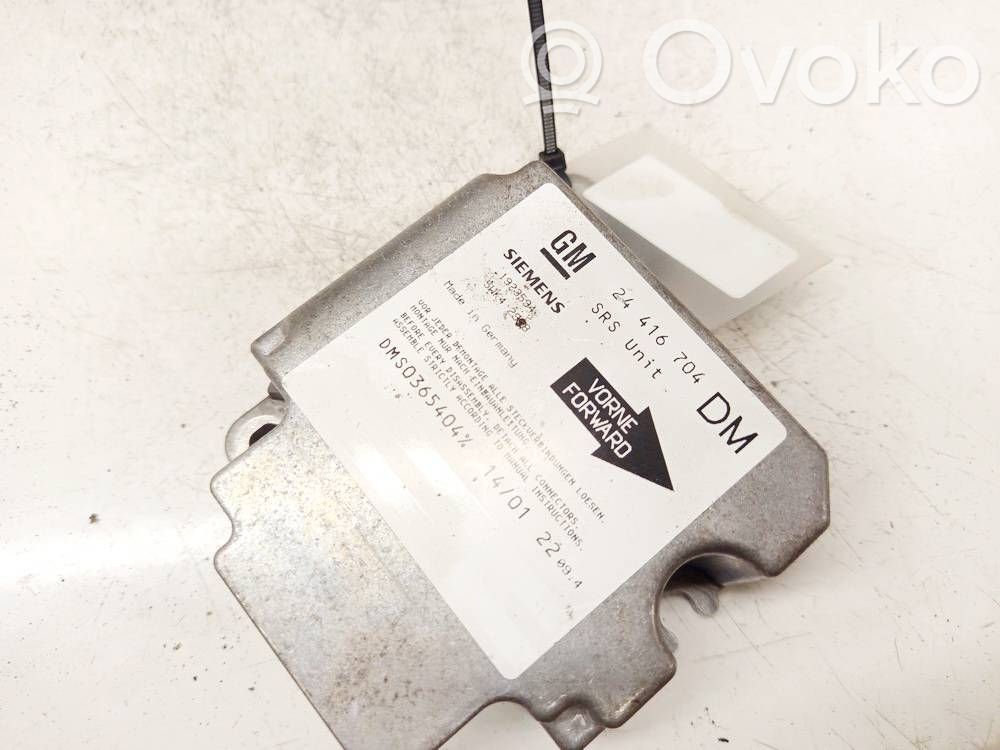 Opel Zafira A Centralina/modulo airbag