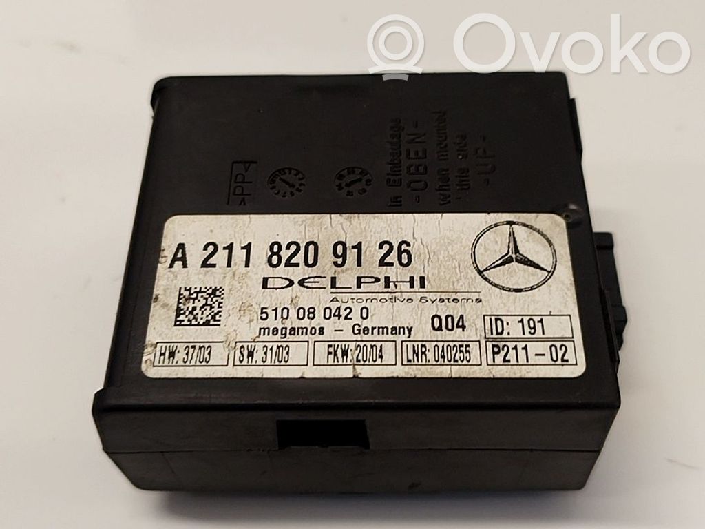 Mercedes-Benz S W220 Unitate/modul control alarmă