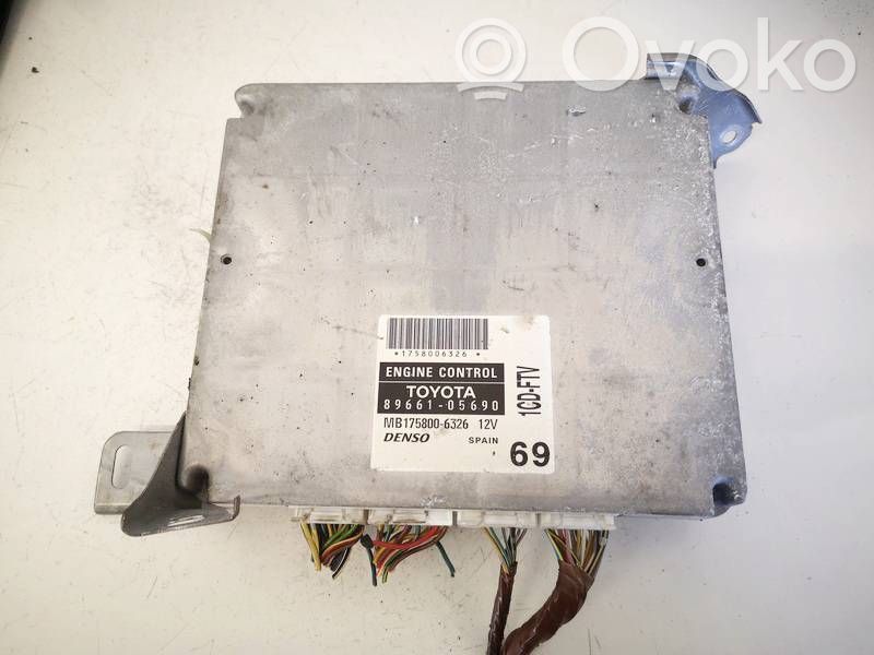 Toyota Avensis T250 Unitate/modul de control motor 