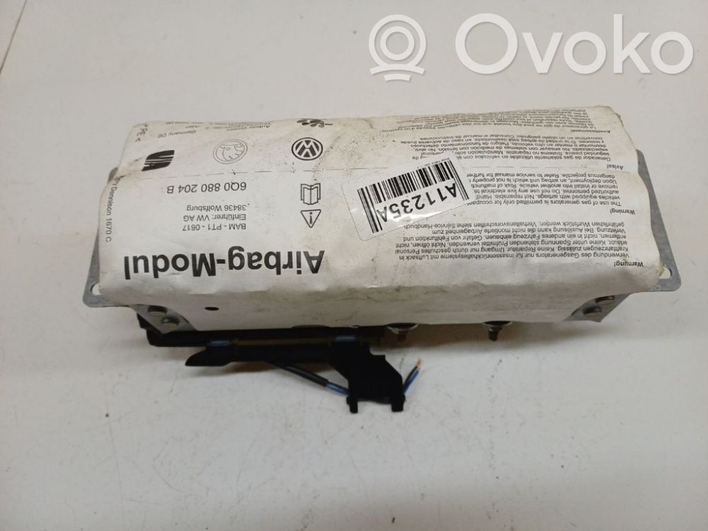 Skoda Fabia Mk1 (6Y) Airbag del passeggero