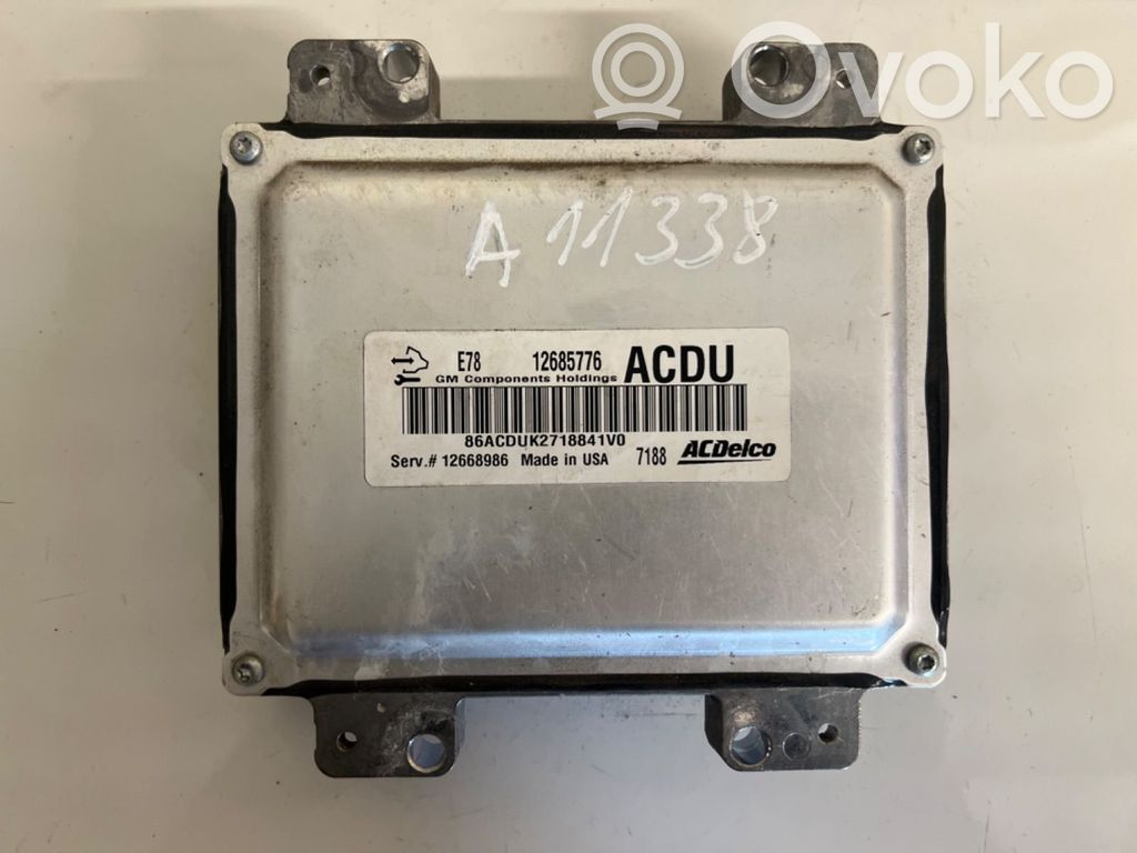 Engine control unit/module   12685776,12668986,12685776,86ACDUK2718841V0