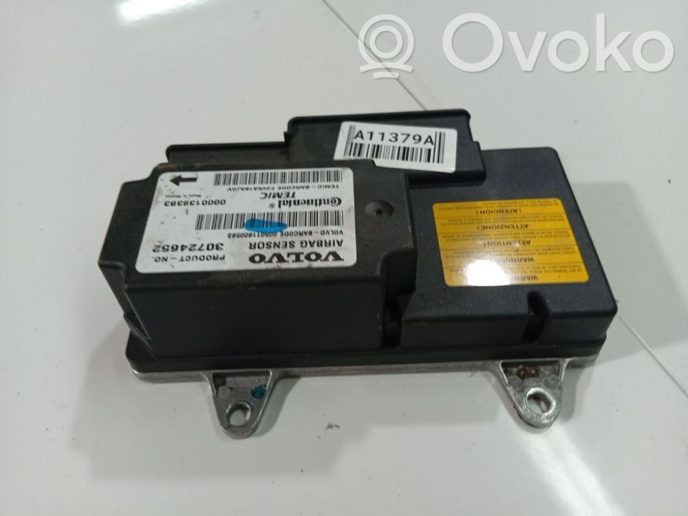 Unidad de control/módulo del Airbag   30724652,00001393B3,005011600593,30724652,F4V5A16AJGV
