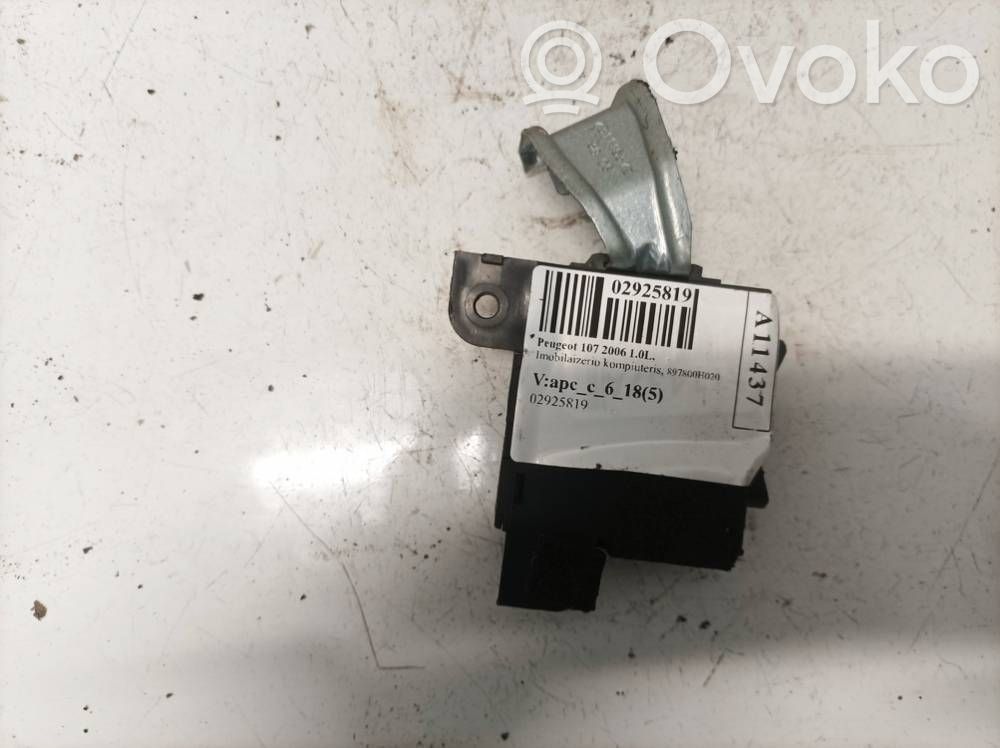 Peugeot 107 Ajonestolaitteen ohjainlaite/moduuli
