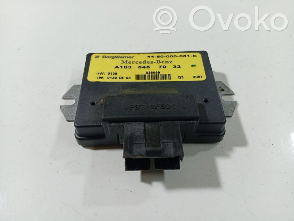 Mercedes-Benz ML W163 Centralina scatola del differenziale 