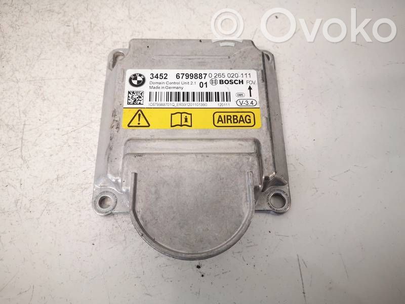 BMW 5 GT F07 Unitate/modul de comandă airbaguri 