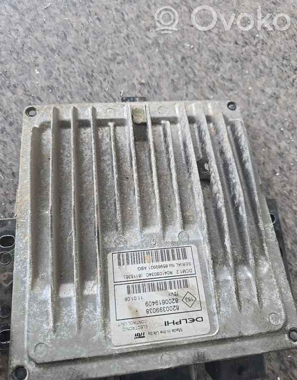 Centralina/modulo del motore   8200399038,8200399038,8200619409,R04108034C,SERIALNO8598921A6C