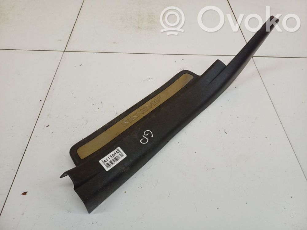 Toyota Avensis T250 Copertura del rivestimento del sottoporta posteriore 