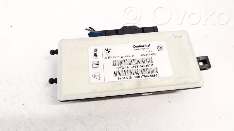BMW 5 F10 F11 Unitate/modul de comandă airbaguri 