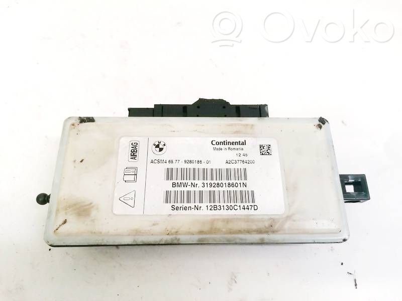 BMW 5 F10 F11 Module de contrôle airbag
