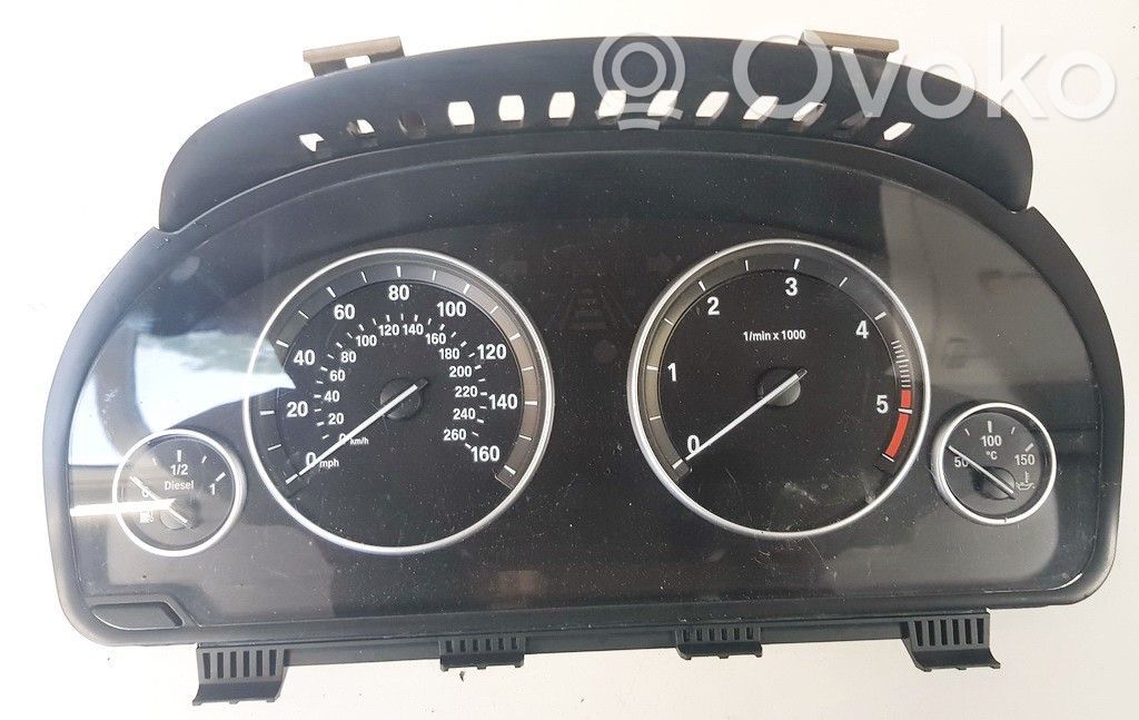 BMW 5 F10 F11 Compteur de vitesse tableau de bord