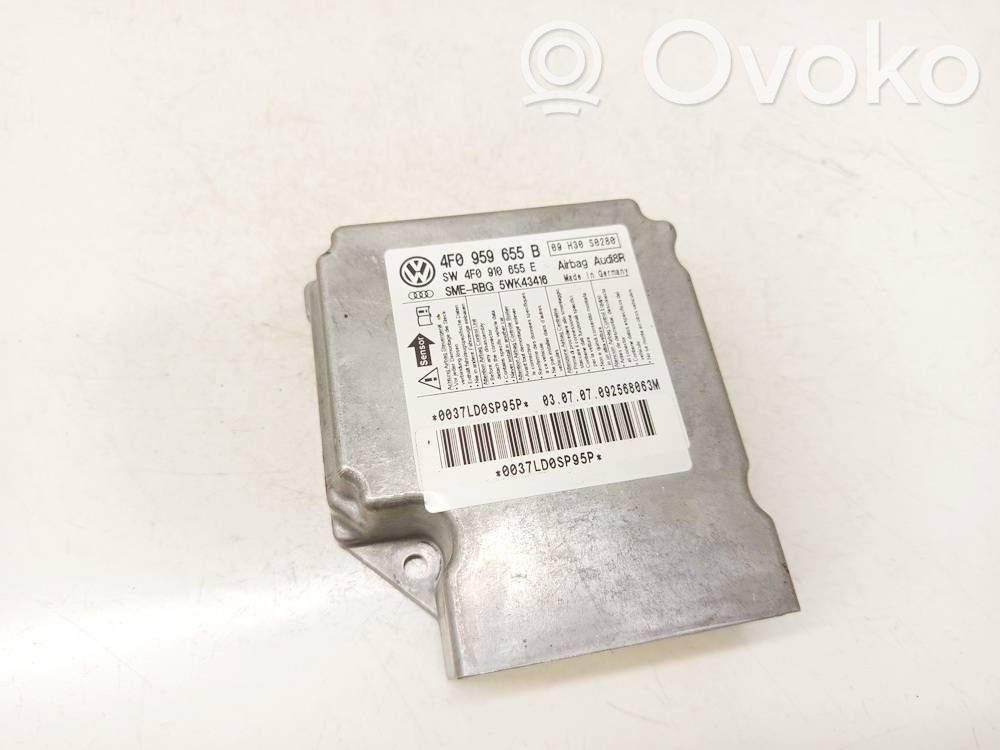 Audi A6 S6 C6 4F Centralina/modulo airbag 