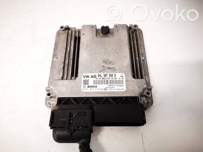 Unitate/modul de control motor   04L907309B,0281018510,04L907309B
