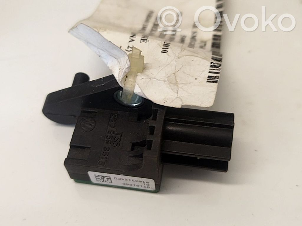 Skoda Superb B6 (3T) Sensor impacto/accidente para activar Airbag