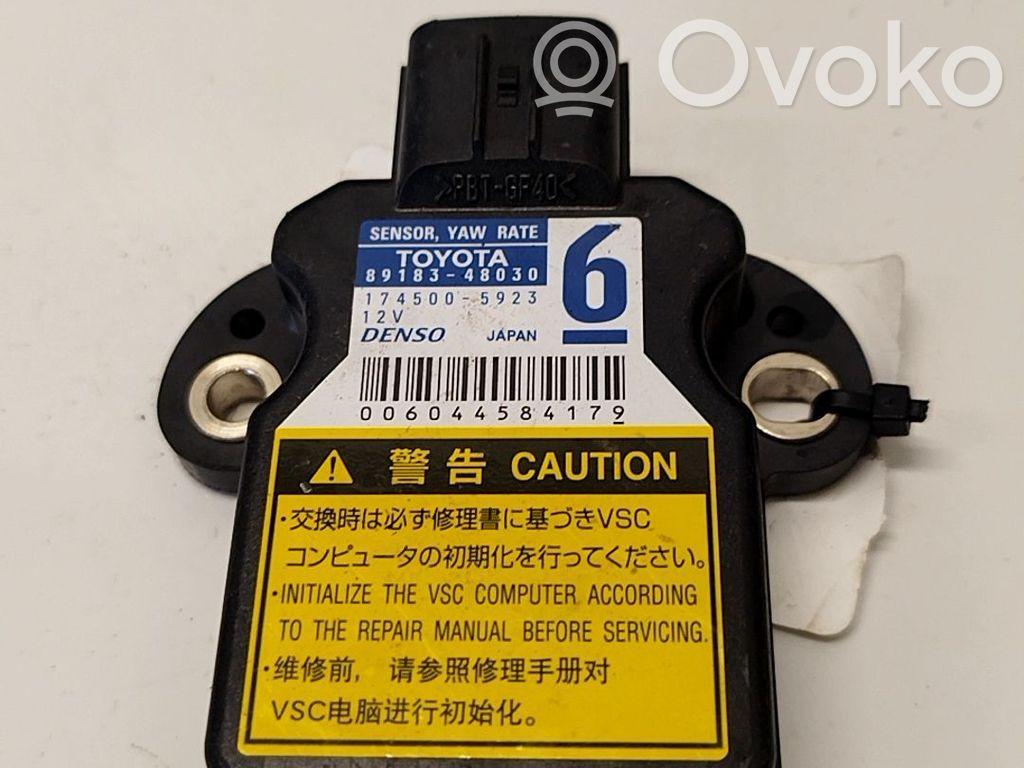 Toyota Urban Cruiser XP110 ESP Drehratensensor Querbeschleunigungssensor 