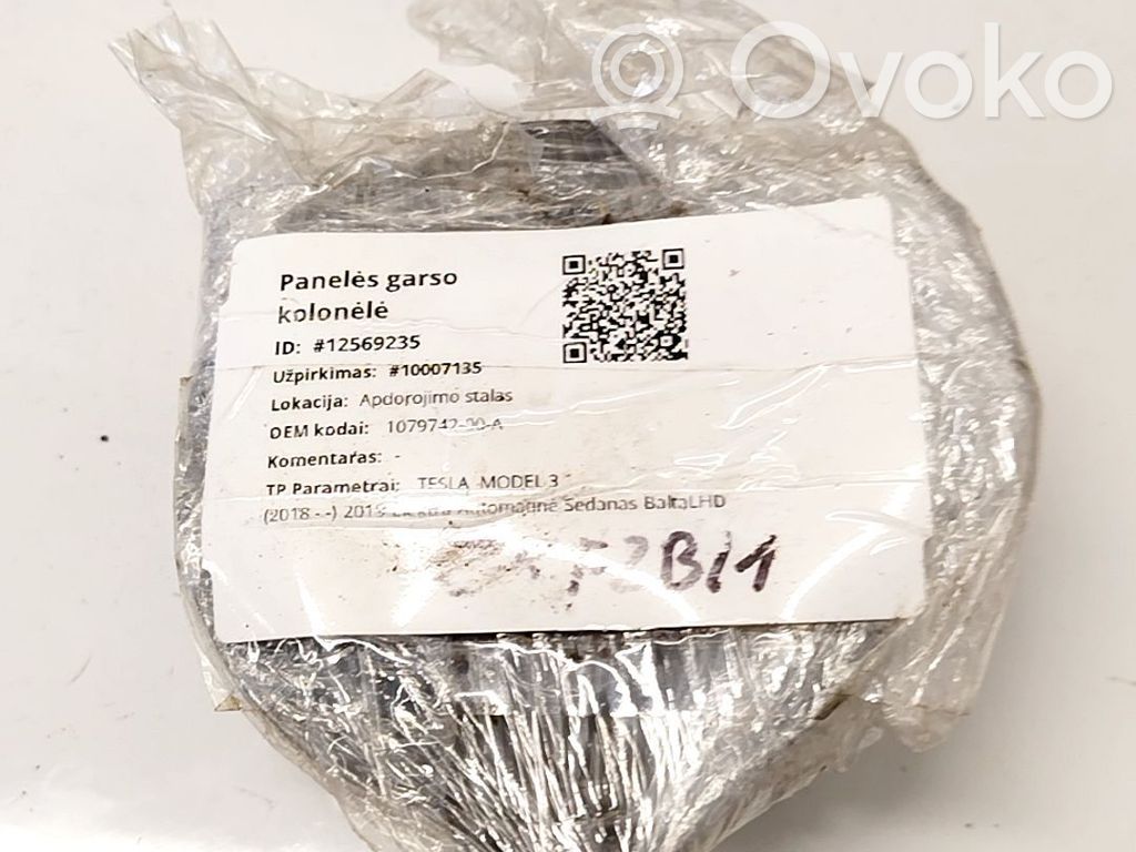 Tesla Model 3 Altavoz de la puerta delantera
