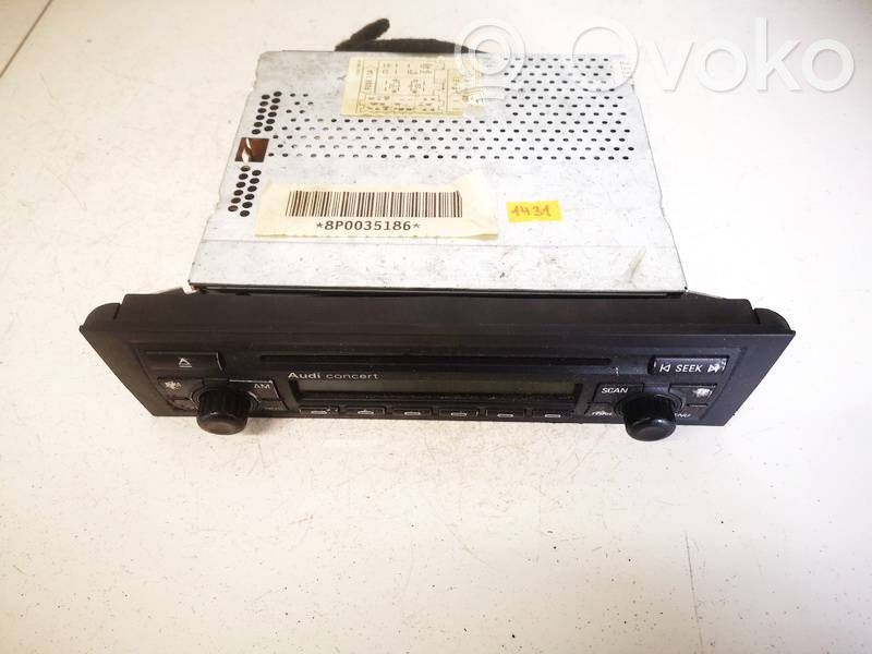 Audi A3 S3 8P Panel / Radioodtwarzacz CD/DVD/GPS 