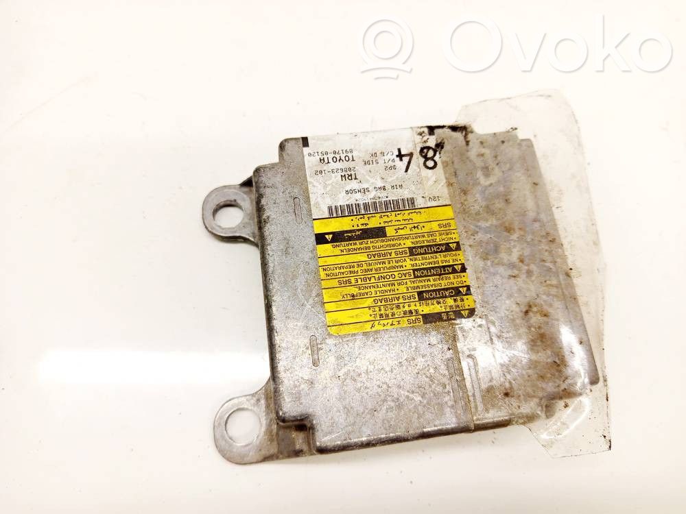 Toyota Avensis T250 Unitate/modul de comandă airbaguri 