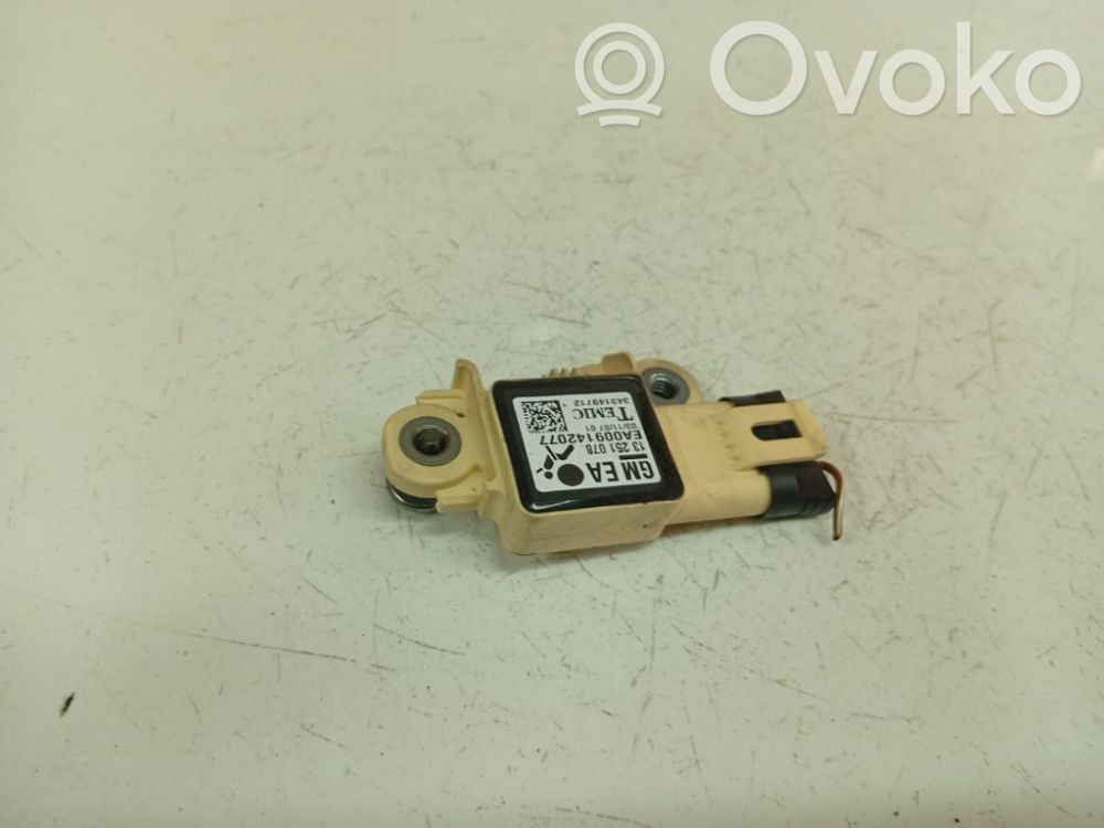 Opel Astra H Sensor impacto/accidente para activar Airbag