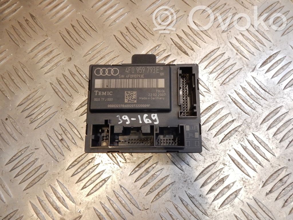 Unité de commande module de porte   4F0959793E,39169