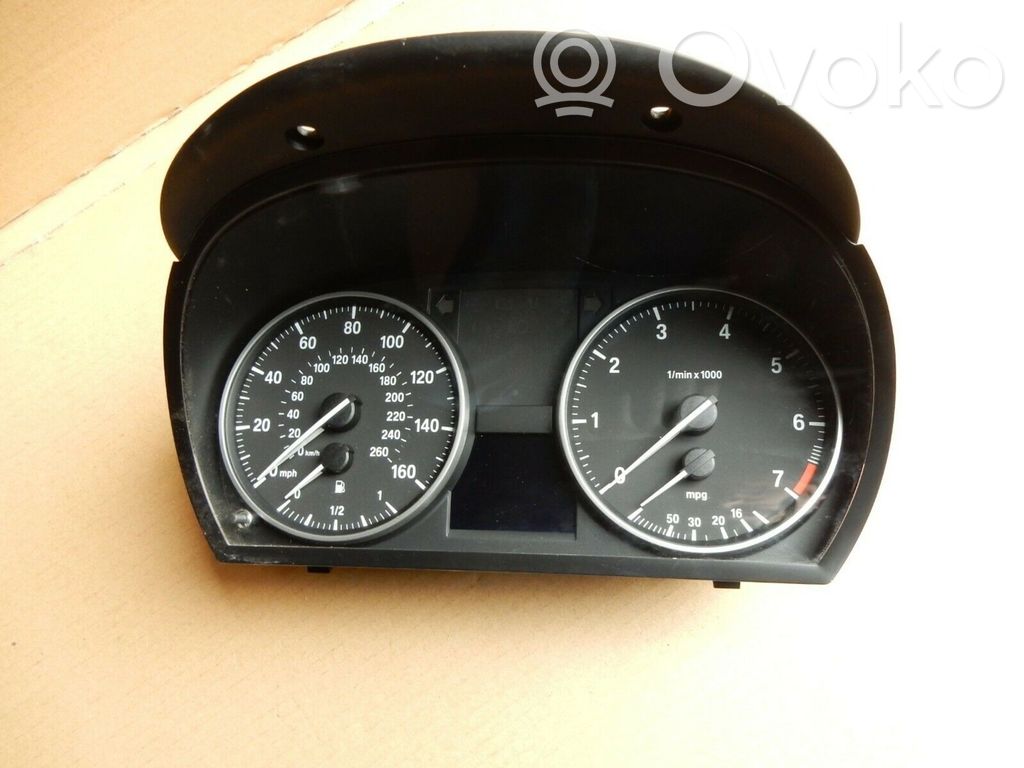 BMW 3 E90 E91 Speedometer (instrument cluster) 