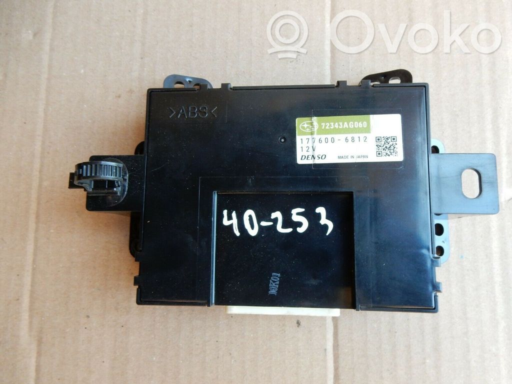 Subaru Outback Air conditioning/heating control unit 
