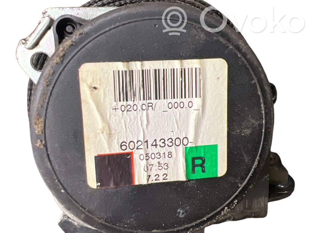 Opel Astra H Takaistuimen turvavyö 